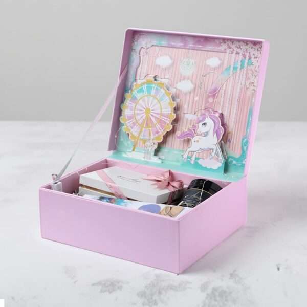 Magical Light Up Kids Unicorn Hamper