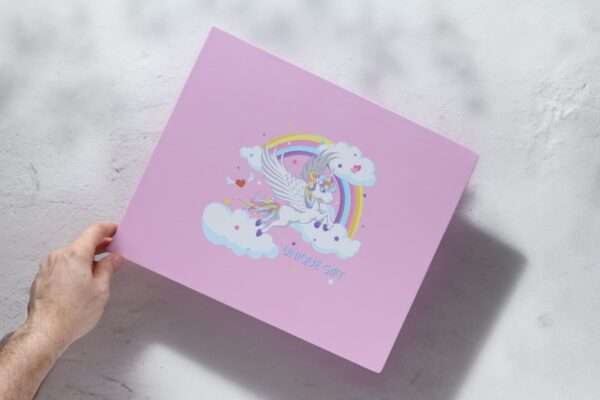 Magical Light Up Kids Unicorn Hamper - Image 3