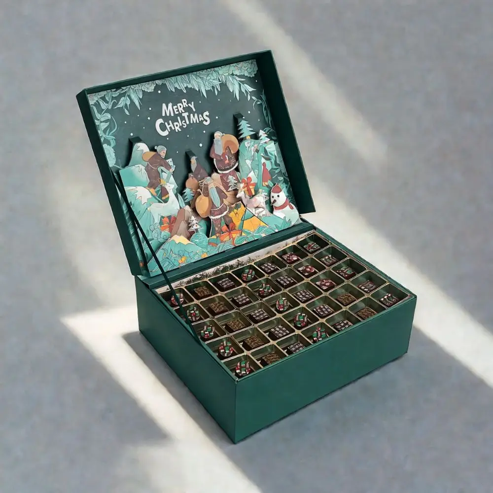 Golden Season Festive Chocolates Gift Box by AARAYA® – a luxurious Christmas gift featuring 105 premium assorted chocolates in elegant limited-edition packaging. Perfect for festive celebrations and gifting.